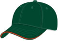 FRONT VIEW OF BASEBALL CAP BOTTLE/RED